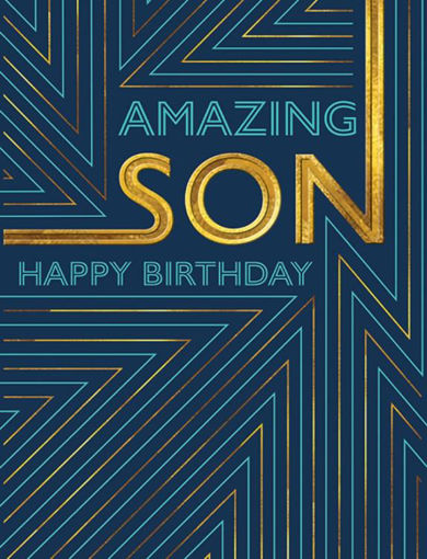 Picture of AMAZING SON HAPPY BIRTHDAY CARD